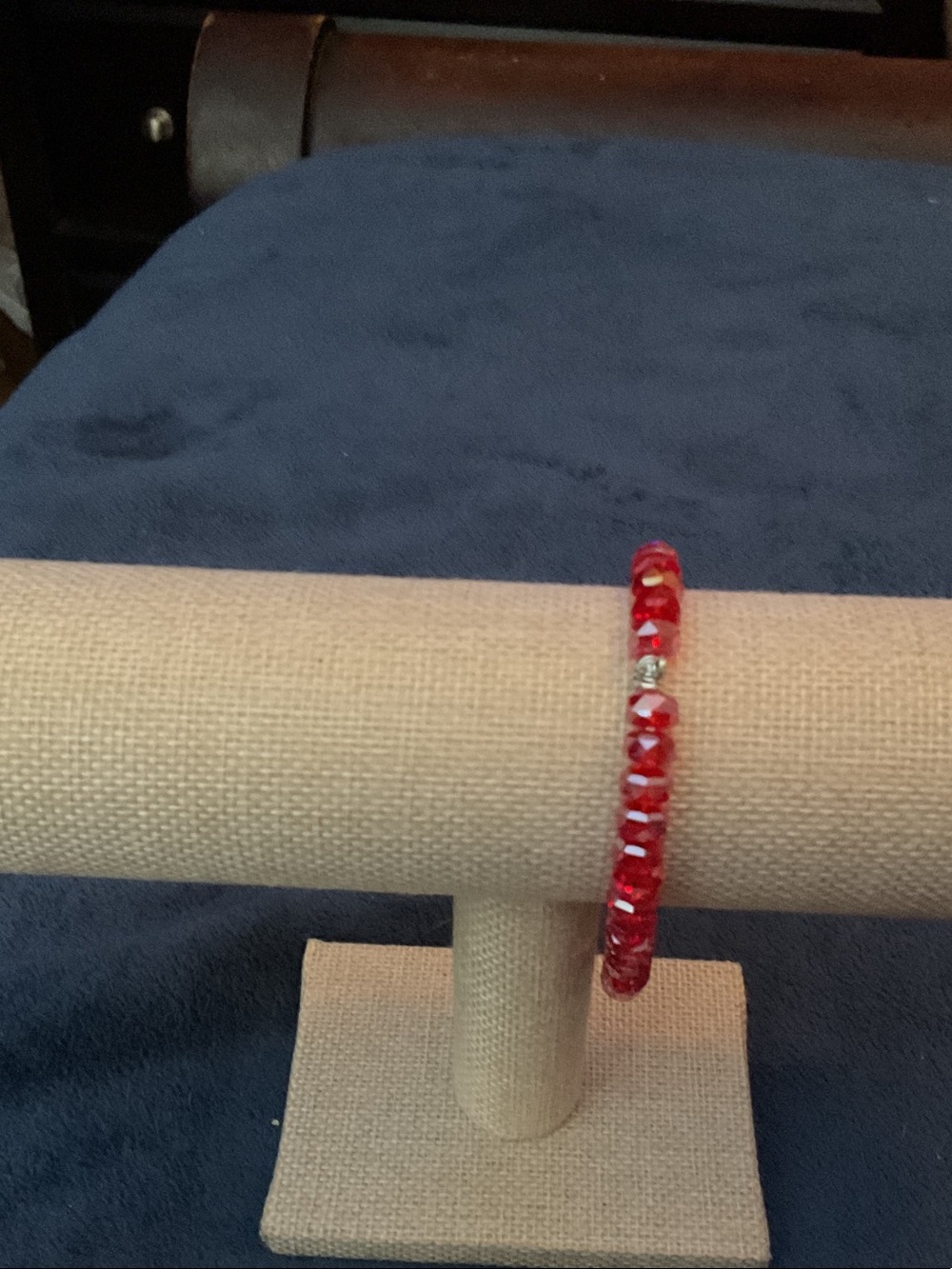 Red Crystal Stretch Bracelet - Women Jewelry